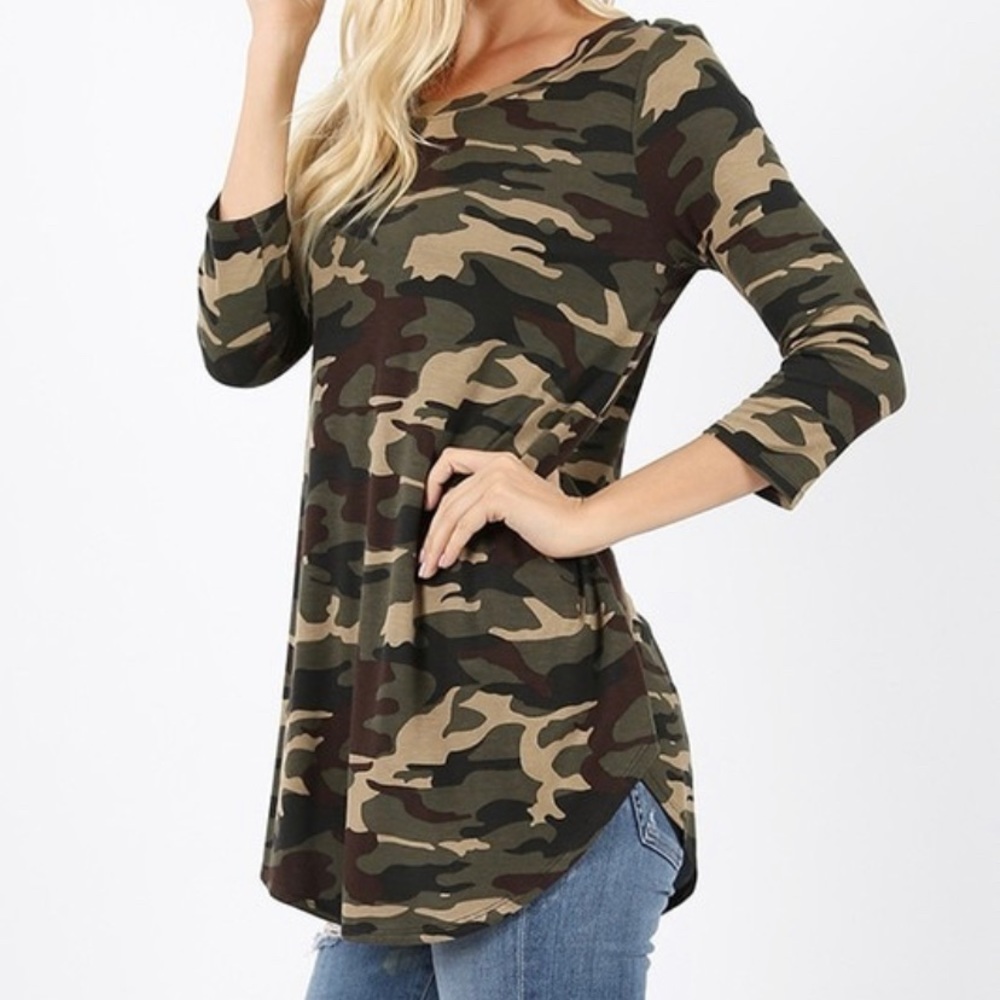 Camouflage top